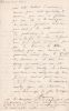 Lettre autographe sign&eacute;e &agrave; Arthur Mangin. Eug&egrave;ne Ducrocq (XIXe), libraire au 55 rue de Seine.