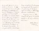 Lettre autographe signée à Arthur Mangin. Vittorio Ellena (1844-1892), homme politique italien, ministre des finances, député.