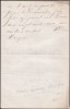 Lettre autographe signée à Arthur Mangin. Francis Monnier (1824-1875), écrivain, précepteur du prince impérial, membre de l'Académie de Besançon.