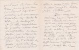 Lettre autographe signée à Arthur Mangin. Frédéric Passy (1822-1912), économiste, homme politique, pacifiste, premier prix Nobel de la Paix en 1901.