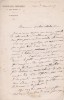 Lettre autographe signée à Arthur Mangin. Edmond Villetard [de Prunières] (1828-1889), homme de lettres, directeur des journaux officiels.