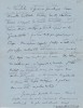 Lettre autographe signée. Jean Carrère (1865-1932), écrivain, poète, traducteur (Lot-et-Garonne)