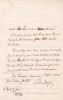 Lettre autographe signée. Charles du Rozoir (1790-1844), littérateur, traducteur, journaliste.