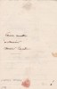 Lettre autographe signée. Antoine Simonnin (1780-1856), écrivain.