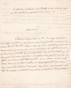 Lettre autographe signée. Pierre-François Camus dit Merville (1781-1853), dramaturge, médecin, comédien.
