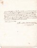 Lettre autographe signée. Pierre-Ferdinand de Bausset-Roquefort (1757-1829), évêque de Vannes, archevêque d'Aix-en-Provence.
