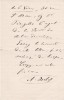Lettre autographe signée. Adolphe Belot (1829-1890), dramaturge, romancier, né à Pointe-à-Pitre.