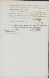 Lettre autographe signée