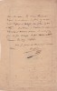 Lettre autographe signée. Amédée Baragnon (1799-1853), avocat, avoué près de la Cour royale de Nîmes ou Numa Baragnon (1797-1871), avocat, homme ...