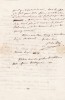 Lettre autographe signée. Jacques Nicolas de Broé (1790-1840), magistrat.