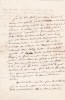 Lettre autographe signée. Jacques Nicolas de Broé (1790-1840), magistrat.