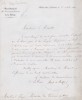 Lettre autographe signée. Octave Borel de Brétizel (1802-1870), conseiller à la Cour de cassation, secrétaire des commandements de la reine ...