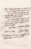 Lettre autographe signée. Durand Borel de Brétizel (1764-1839), député de l'Oise, administrateur des biens du duc d'Aumale, conseiller à la cour de ...