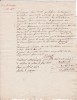 Lettre autographe signée. René Binet (1732-1812), professeur, traducteur.