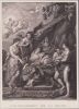Rubens, belle gravure sur acier : l'accouchement de la Reine.. Rubens
