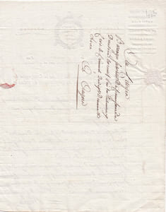 [Angers, Maine-et-Loire, Révolution] David Belville, capitaine commandant de la compagnie de Gendarmerie.
