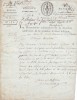 Lettre autographe signée. Jean-Baptiste Bouchotte (1754-1840), militaire, ministre de la guerre.