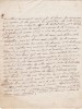Lettre autographe signée à Louis-Elisabeth de la Vergne, comte de Tressan. Jean-François de Bastide (1724-1798), écrivain, journaliste, directeur de ...