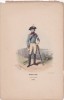 [Gravure militaire, armée, uniforme], Cavalerie noble, armée de Condée 1792. [Gravure militaire, armée, uniforme], Cavalerie noble, armée de Condée ...