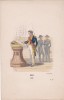 [Gravure militaire, armée, uniforme], Amiral, 1857.. [Gravure militaire, armée, uniforme], Amiral, 1857.