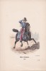[Gravure militaire, armée, uniforme], Officier d'ordonnance, 1855.. [Gravure militaire, armée, uniforme], Officier d'ordonnance, 1855.