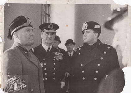 Benito Mussolini, photographie vers 1935-1940.