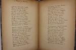 Recueil contenant poèmes de et autour de Banville, in-4.. Théodore de Banville, 