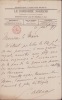 Lettre autographe signée. Emile Alliot-Préjardin (1831-1914), libraire, fondateur du journal Le Bonhomme normand.