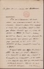 Lettre autographe signée. Etienne-Marie Bancel (1809-1893), collectionneur, bibliophile, historien d'art.