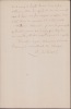 Lettre autographe signée. Alphonse Buhot de Kersers (1835-1897), historien, archéologue, numismate.