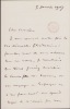 Lettre autographe signée. Jules Cambon (1845-1935), diplomate, administrateur. 