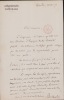Lettre autographe signée. Edouard Charton (1807-1890), directeur de journaux, homme politique.