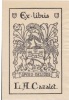  Ex-libris.. L.A. Cazalet (propriétaire), Ex-libris.