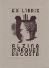  Ex-libris.. Alzina Marques da Costa (propriétaire), Ex-libris.