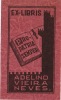  Ex-libris.. Adelino Vieira Neves (propriétaire), Ex-libris.