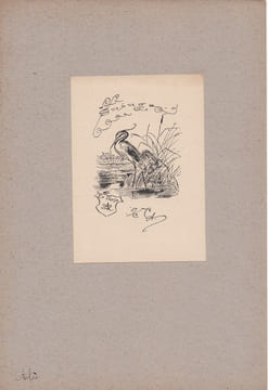 Ex-libris.. Alès, Espagne (artiste & propriétaire?), Ex-libris.