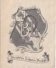  Ex-libris.. Beatrice Laura Pearse, Angleterre (propriétaire), Ex-libris.