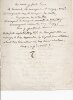 « Jean et le coq », poème autographe inédit. . Emile Deschamps (1791-1871), poète