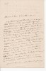 Lettre autographe signée. Emile Deschamps (1791-1871), poète