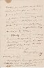 Lettre autographe signée au docteur Amédée-Eugène Battaille (1790-1877), père du peintre Eugène Battaille (1817-1882). . Emile Deschamps (1791-1871), ...