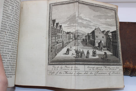 Amusemens des eaux de Spa, ouvrage utile à ceux qui vont boire des eaux Minérales sur les lieux.. Karl-Ludwig von Pöellnitz,