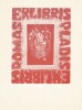  Ex-libris.. Romas Pladis (Russie, Lituanie, Europe de l'Est), Ex-libris.