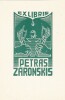  Ex-libris.. Petras Zaronskis (Russie, Lituanie, Europe de l'Est), Ex-libris.