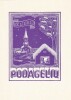  Ex-libris.. Podageliq (Russie, Lituanie, Europe de l'Est), Ex-libris.