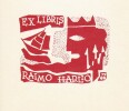  Ex-libris.. Raimo Harlio (Russie, Lituanie, Europe de l'Est), Ex-libris.