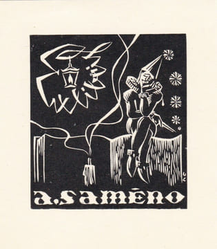 Ex-libris.. A Saméno (Russie, Lituanie, Europe de l'Est), Ex-libris.