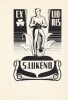  Ex-libris.. S Lukeno (Russie, Lituanie, Europe de l'Est), Ex-libris.