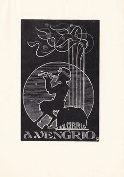 Ex-libris.. A Vengrio (Russie, Lituanie, Europe de l'Est), Ex-libris.