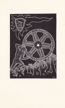 Ex-libris.. Algirdas Arvydas Pranas Jurgis (Russie, Lituanie, Europe de l'Est), Ex-libris.