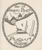  Ex-libris.. August Kopal (Tchécoslovaquie), Ex-libris.